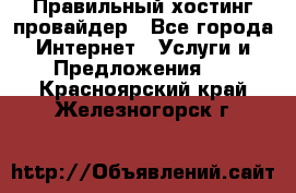 Правильный хостинг провайдер - Все города Интернет » Услуги и Предложения   . Красноярский край,Железногорск г.